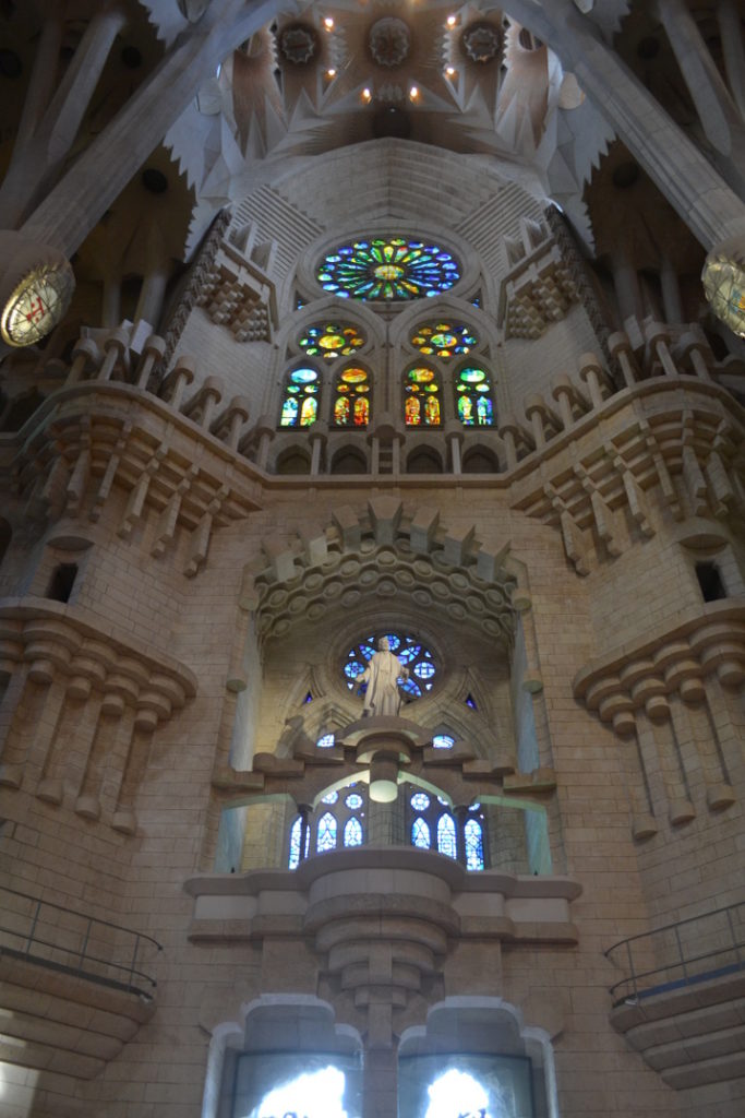 Barcelona is filled with many impressive works of architecture, including the Sagrada Familia. 