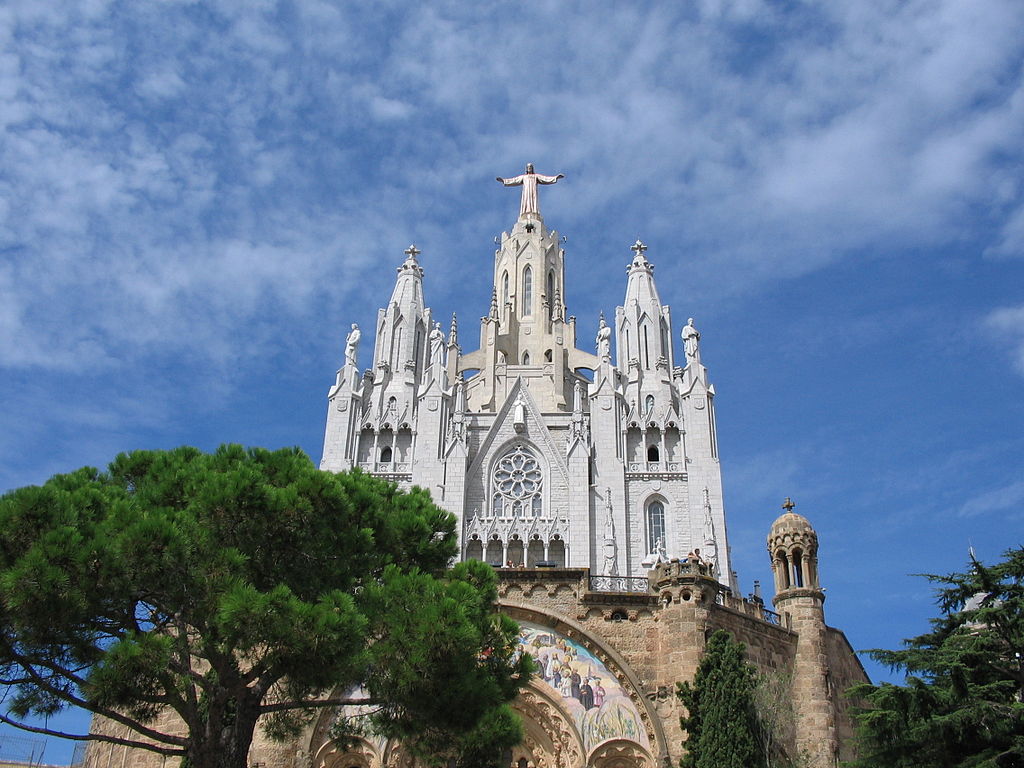 The Temple of the  Sacred Heart of Jesus is one of Barcelona's greatest Gothic Revival Buildings. 