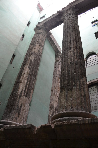 The Temple of Augustus was once a mighty Roman Temple located in Central Barcelona. 