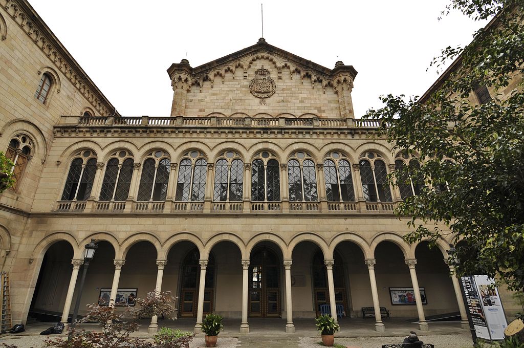 The University of Barcelona contains an impressive example of Romanesque Revival Architecture. 