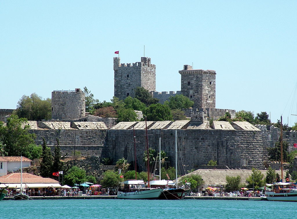 Bodrum Castle is one of several sea-side Crusader Castles.