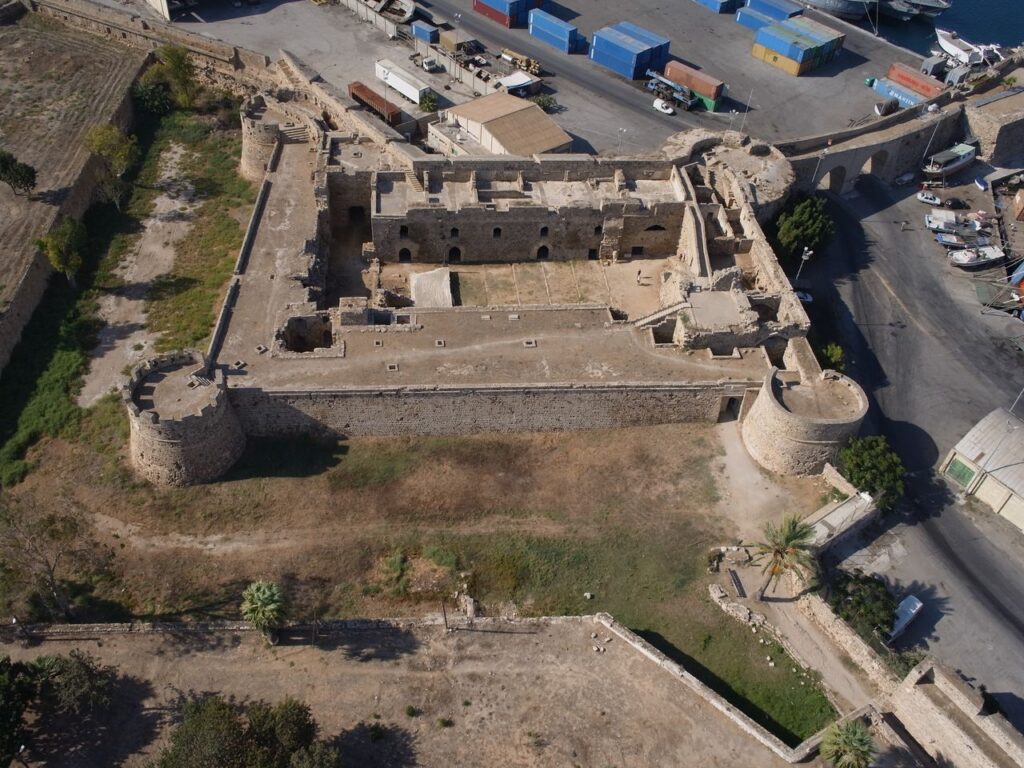 Othello Castle is another Example of the many Crusader Castles located on the Island of Cyprus. 