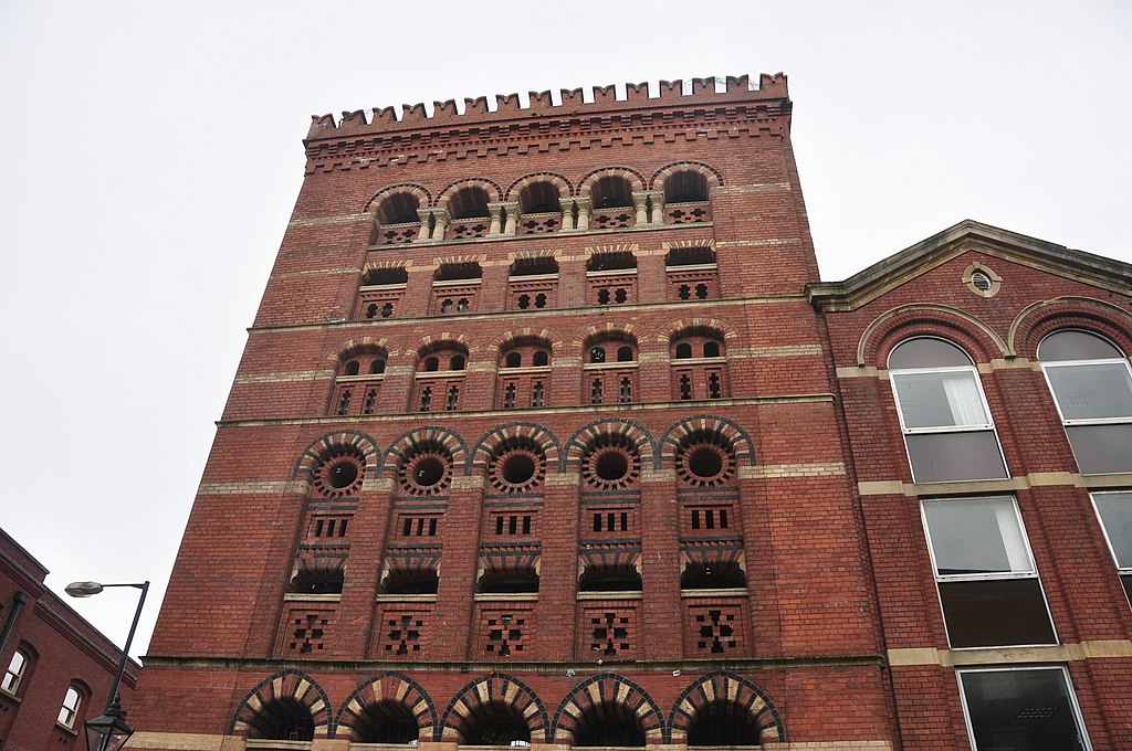 The Granary Building in Bristol UK is a great example of a blend of Byzantine Revival Architecture mixed with other Styles. 