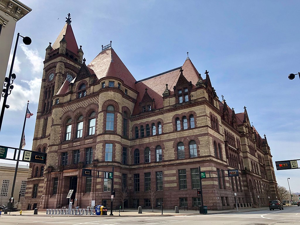 Many city halls and other government buildings throughout North America are built in the Romanesque Revival Style.
