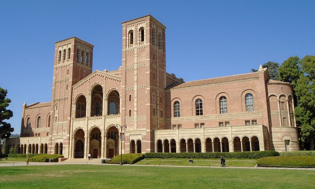 Royce Hall at UCLA greatly resembles early Romanesque Churches found throughout France and Germany. 