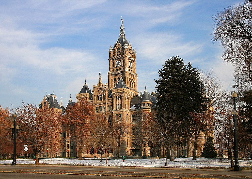 Salt Lake City Hall is another impressive example of Romanesque Revival Architecture in the United States. 