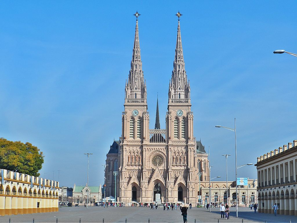 The Basilica of Our Lady of Luján is one of many works of Gothic Revival Architecture located throughout South America. 
