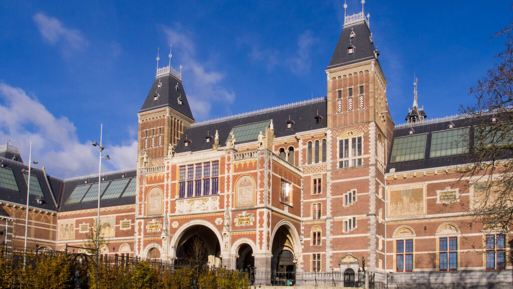 The Rijksmuseum is one of several impressive works of Renaissance revival Architecture in the NEtherlands