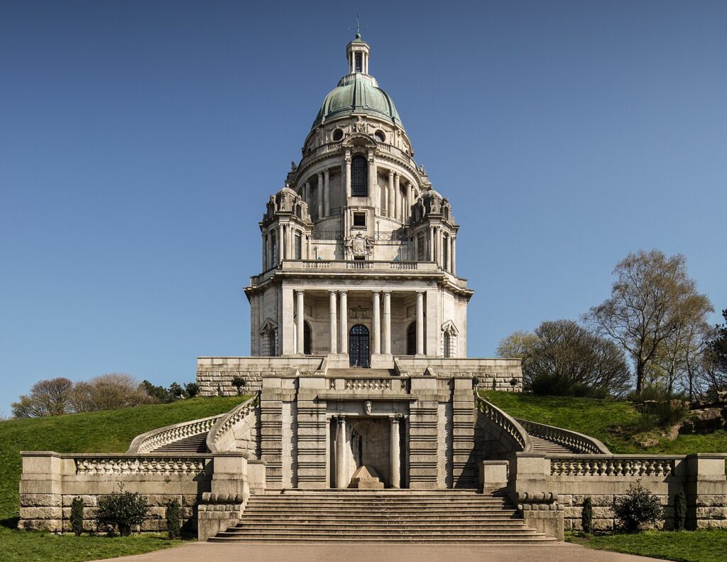The Ashton Memorial is another work of Baroque Revival Architecture that resembles the Baroque Architecture of Sir Christopher Wren. 