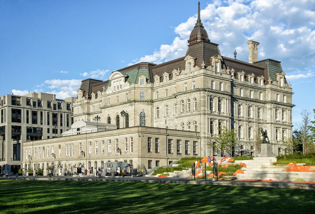 Montreal City Hall was designed in the  Second Empire Style. 