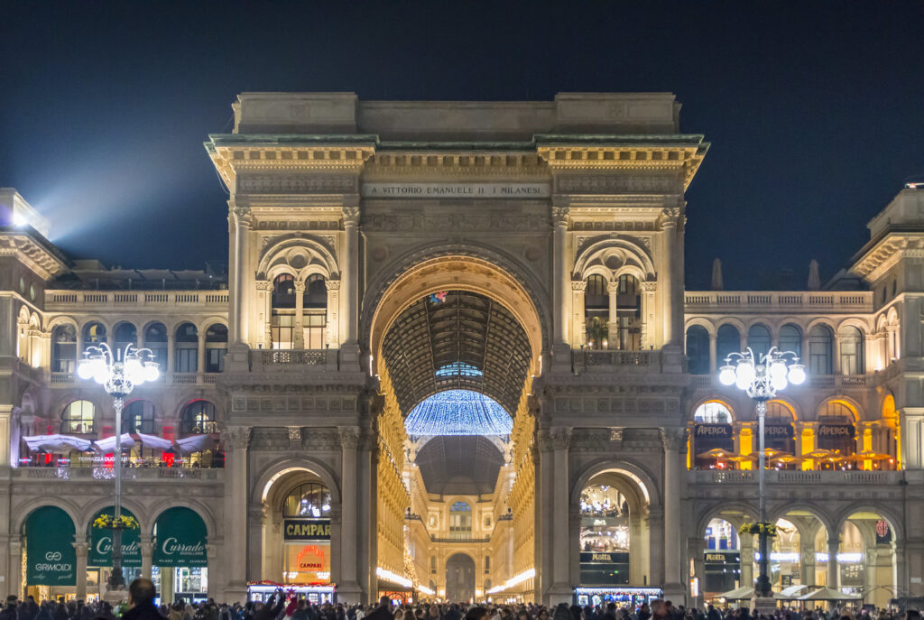 The Galleria Vittorio Emanuel II is a famous work of Renaissance Revival Architecture in Milan. 