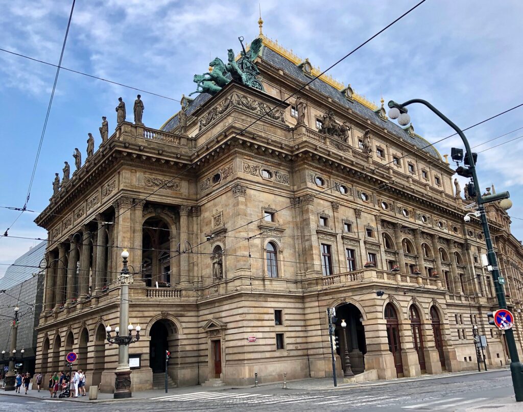 The Prague National Theater is a famous example  of Renaissance Revival Architecture located within the city. 