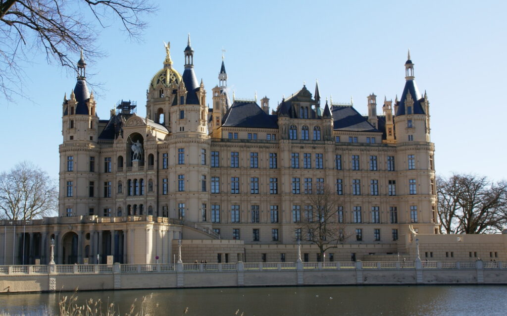 Schwerin Castle in Germany is a great example of a Renaissance Revival Style Building. 