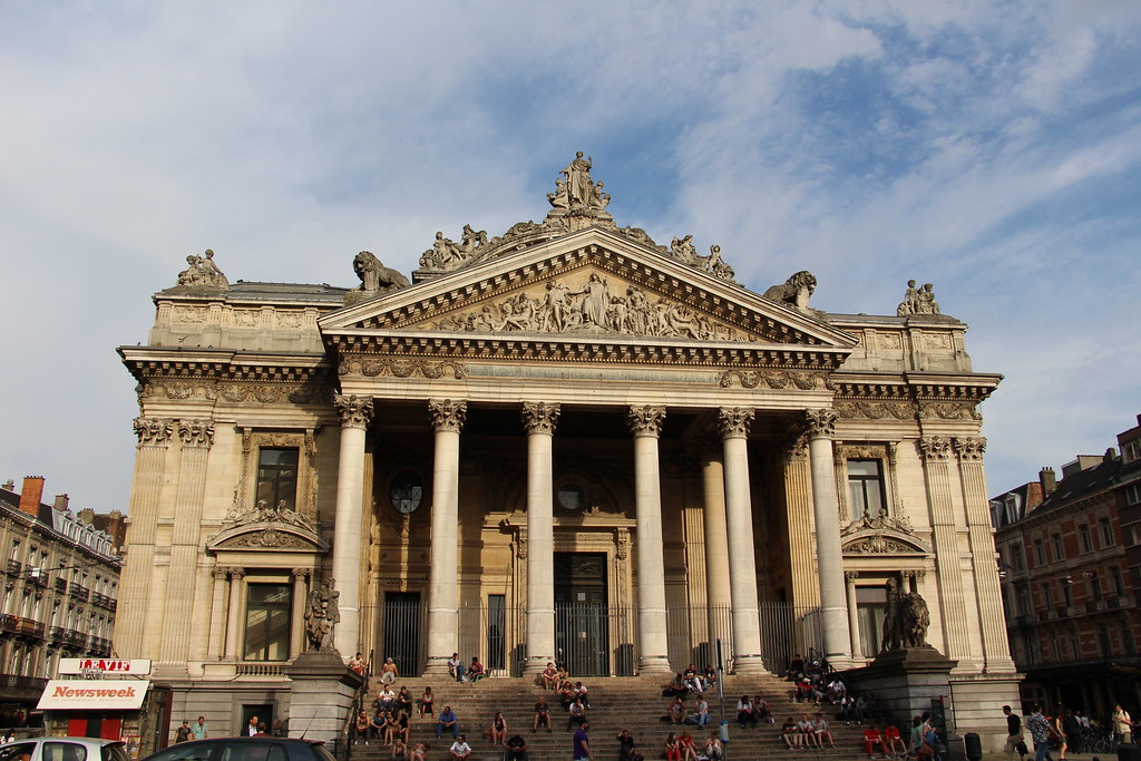 The Brussels Stock Exchange is one of the worlds greatest examples of Beaux Arts Architecture. 