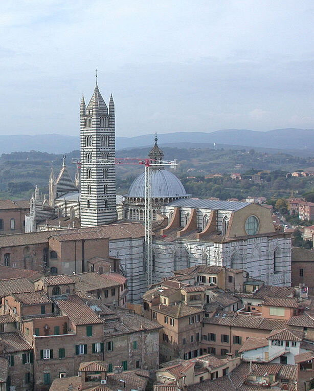 One of Siena's greatest works of architecture is Siena Cathedral