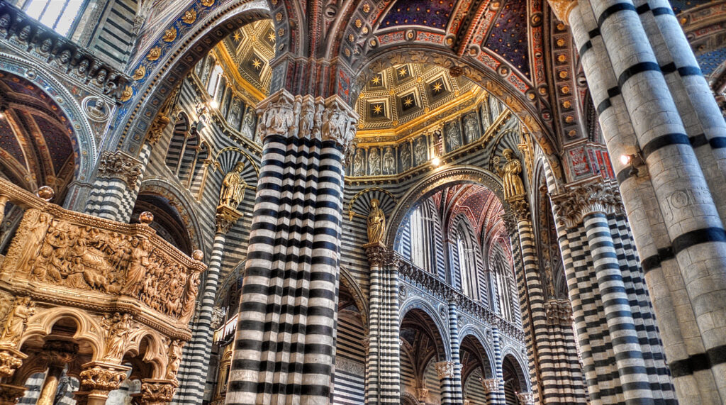 Interior of Siena Cathedral 