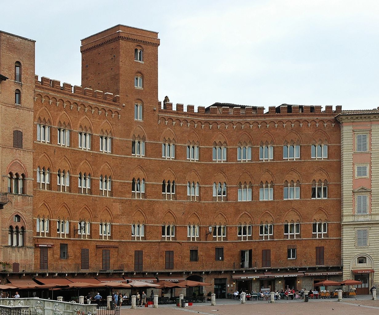 Palazzo Sansedoni is another great work of Gothic Architecture in Siena