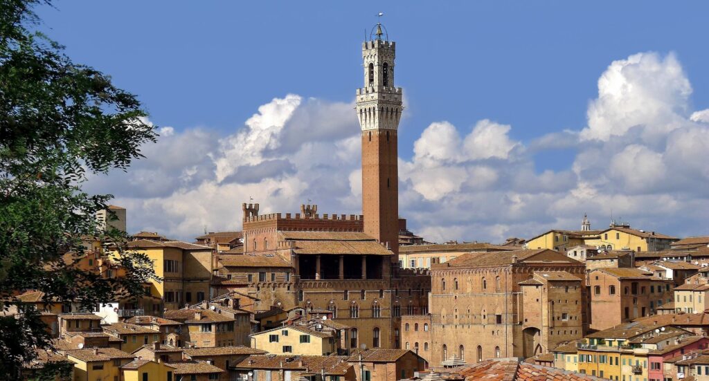 The Torre Del Mangia is one of Siena's greatest works of Medieval Architecture. 