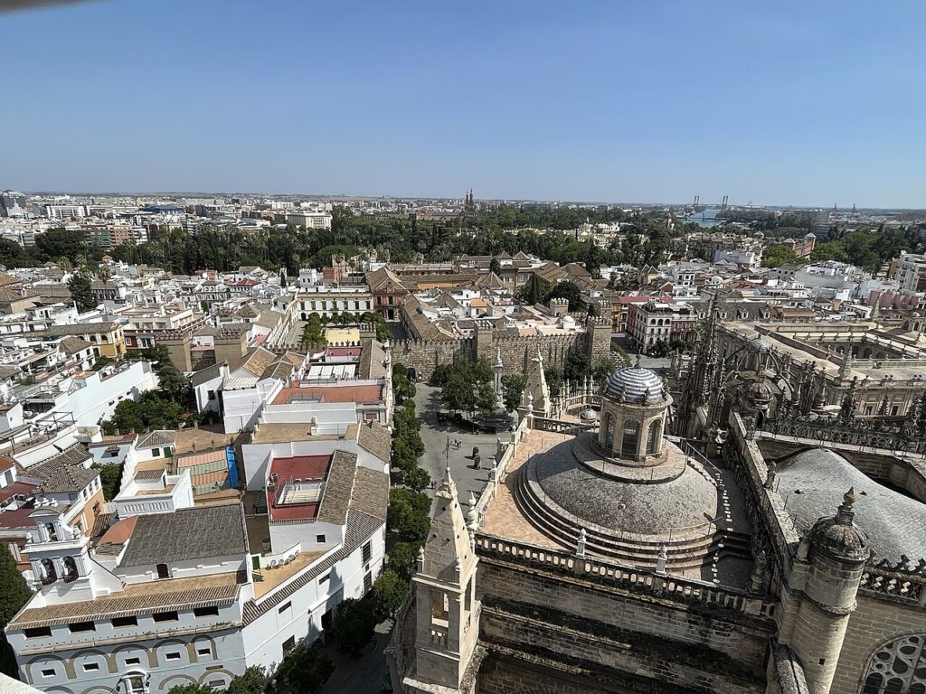 View of the Santa Cruz Neighborhood in Seville