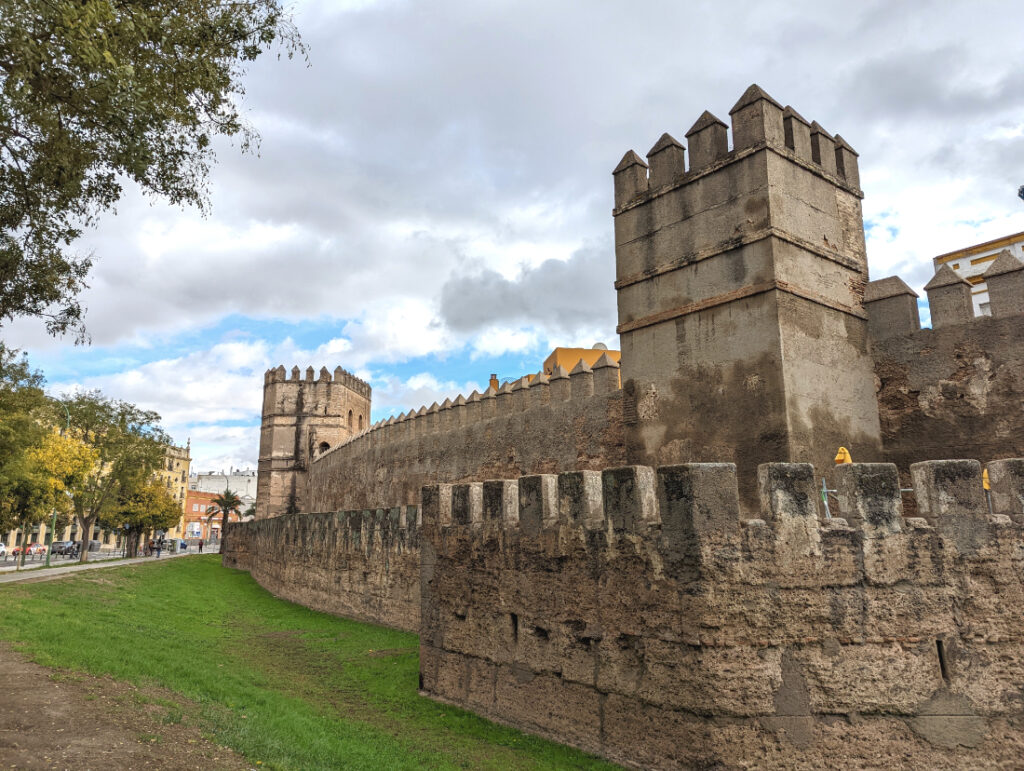 The Moorish Walls are some of the greatest monuments in Seville. 