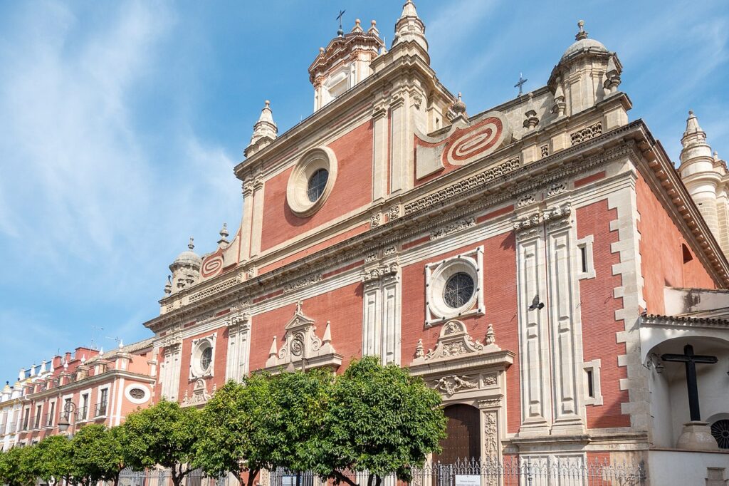 The church of San Salvador is one of Seville's many Baroque Churches