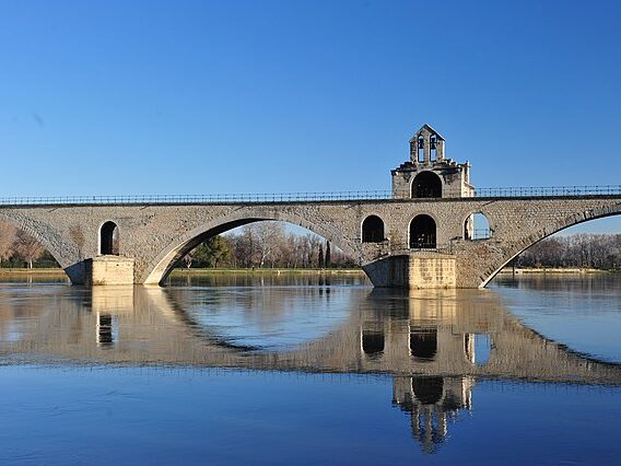 The Pont d'Avignon is a symbol of the city of Avignon. 