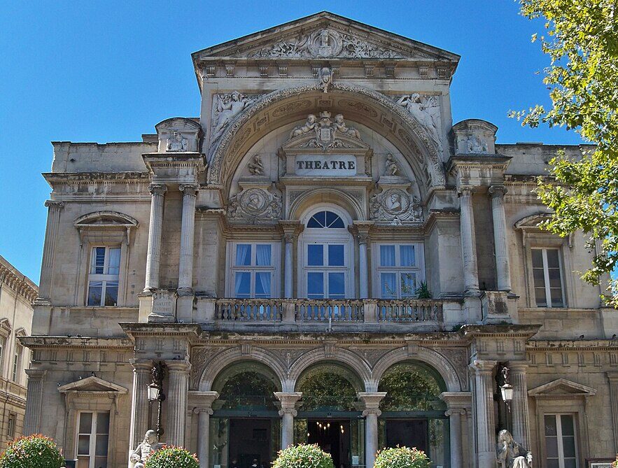 The Avignon Opera House is one of the city's greatest works of Neoclassical Architecture. 