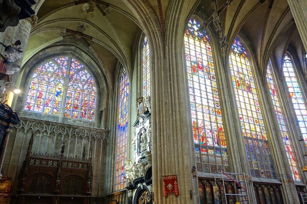 Brussels contains a very impressive Gothic church known as the Cathedral of St. Michael & St. Gudula.