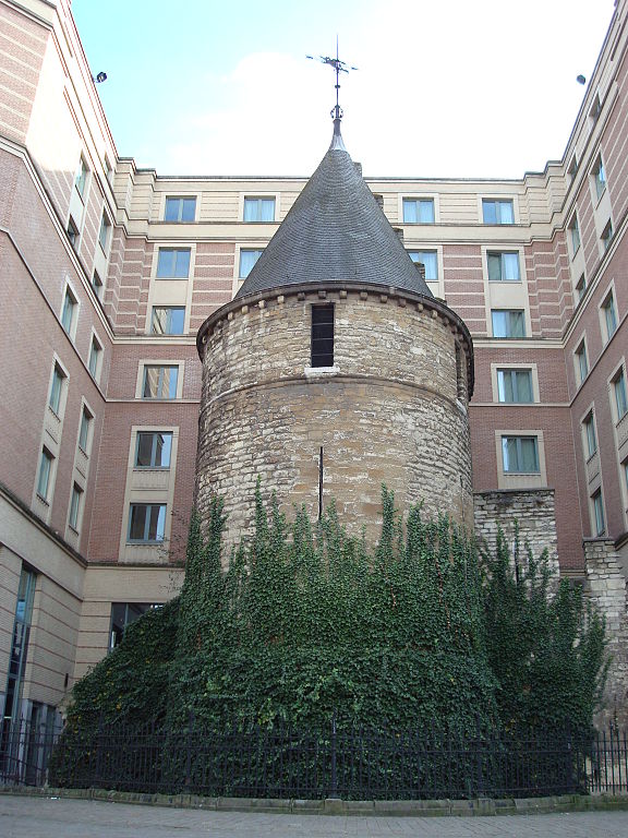 Brussels' Medieval Walls were torn down in the 19th century, but some portions still remain. 
