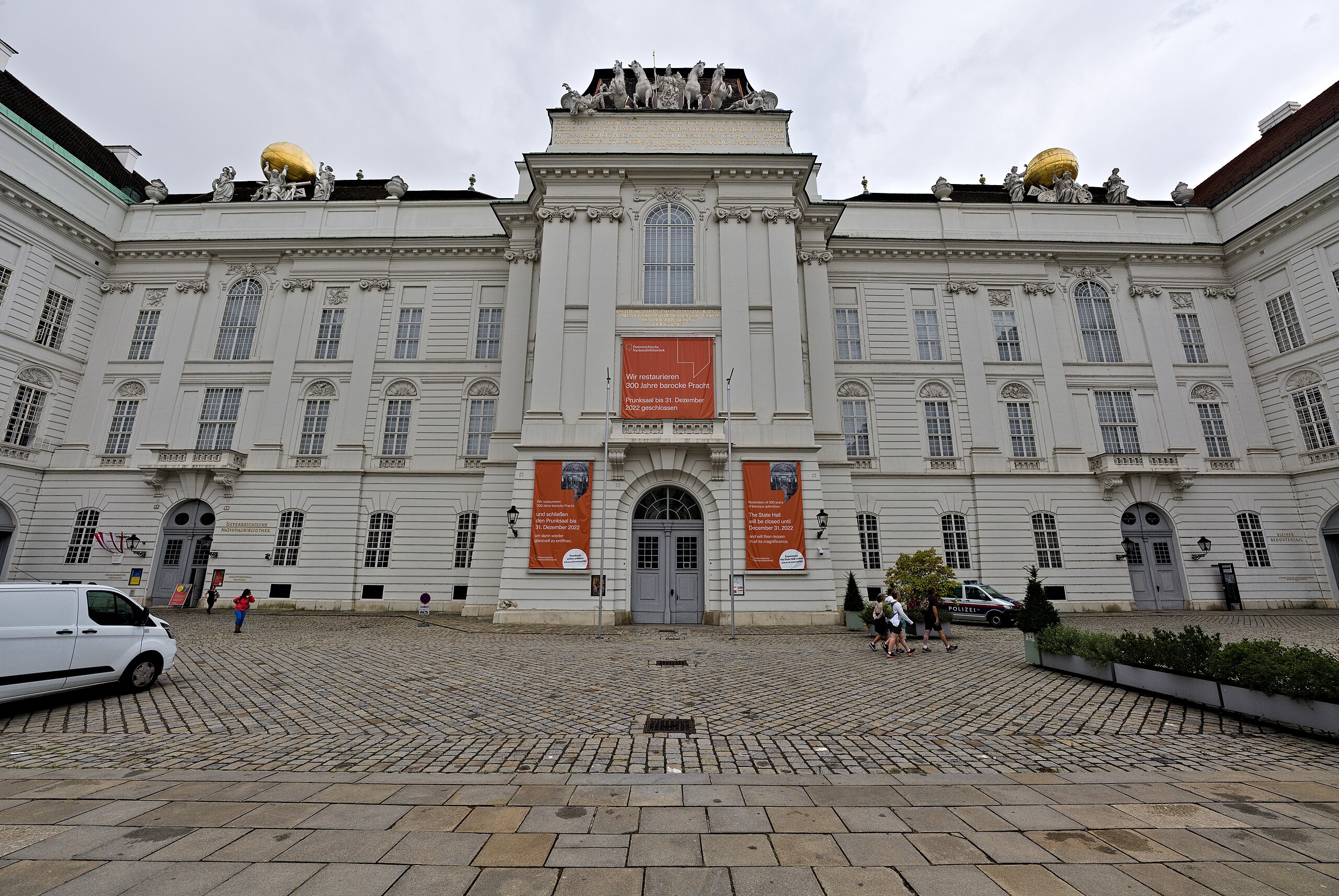 The hofburg contains some of the most striking architecture in Vienna. 