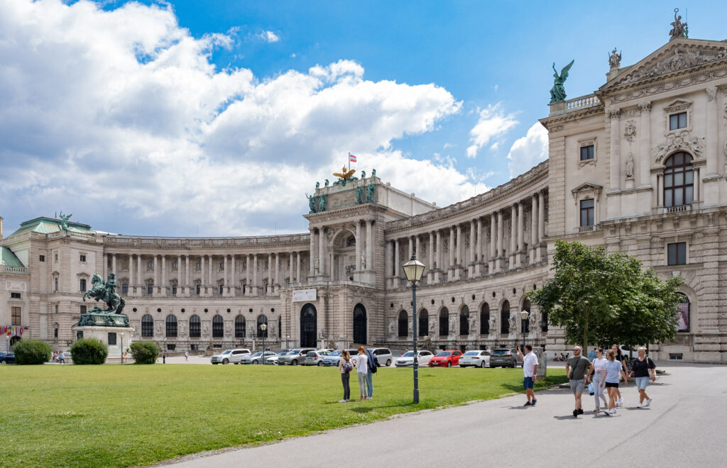 The Hofburg Palace contains various wings designed in different architectural styles, including Neoclassical, Baroque, and Renaissance. 