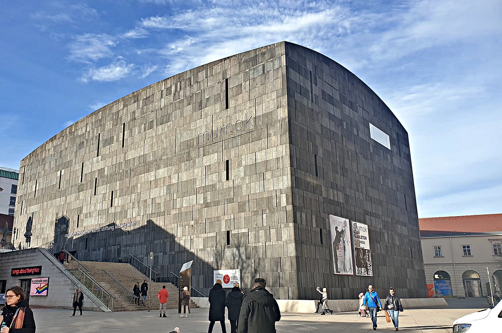 The Mumok Museum is one of the greatest works of Modern Architecture in Vienna. 