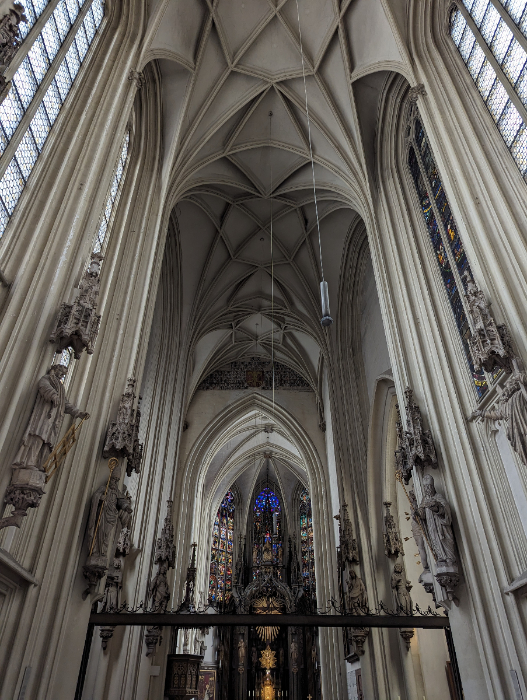 The church of St. Mary is a great example of Gothic Architecture in Vienna. 