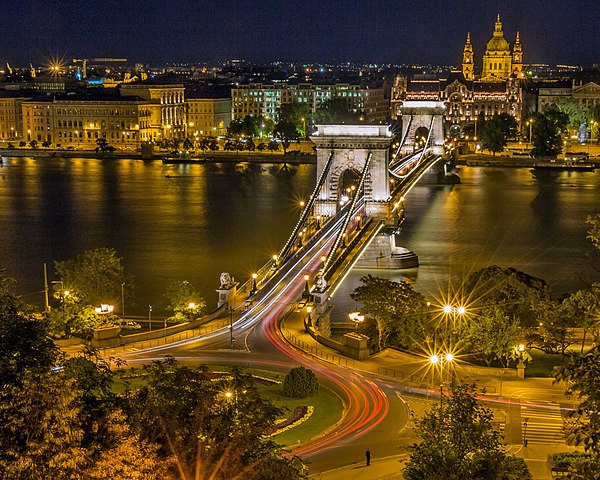 Budapest is split into two halves, Buda and Pest. 