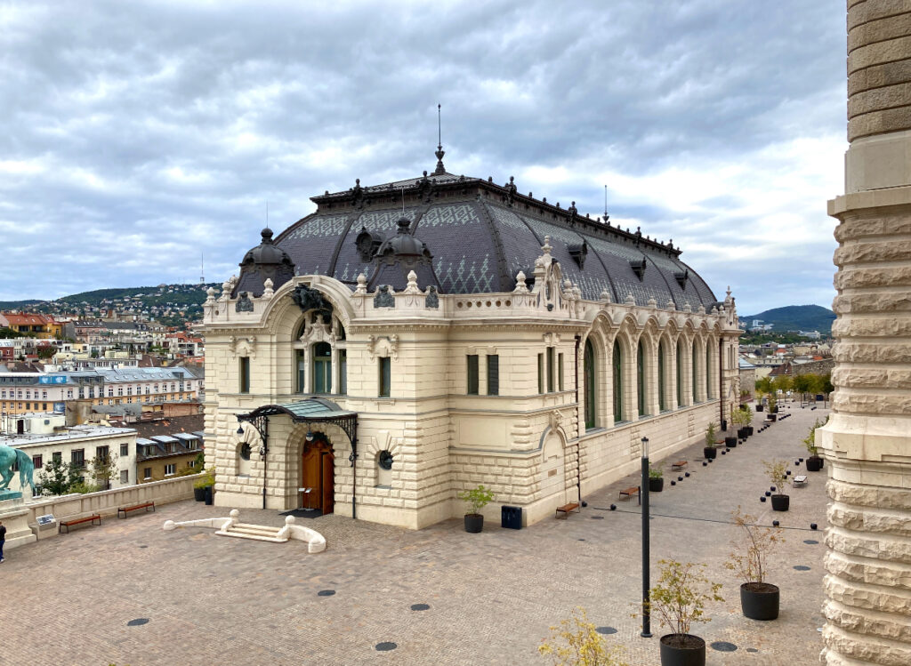 The Royal Riding Hall was recently constructed to its original appearance.  
