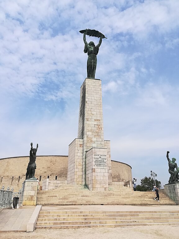 The Citadella was constructed by the Austrians. it overlooks all of Budapest. 