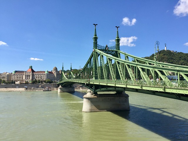 Gellert is one of the many different neighborhoods within Budapest.