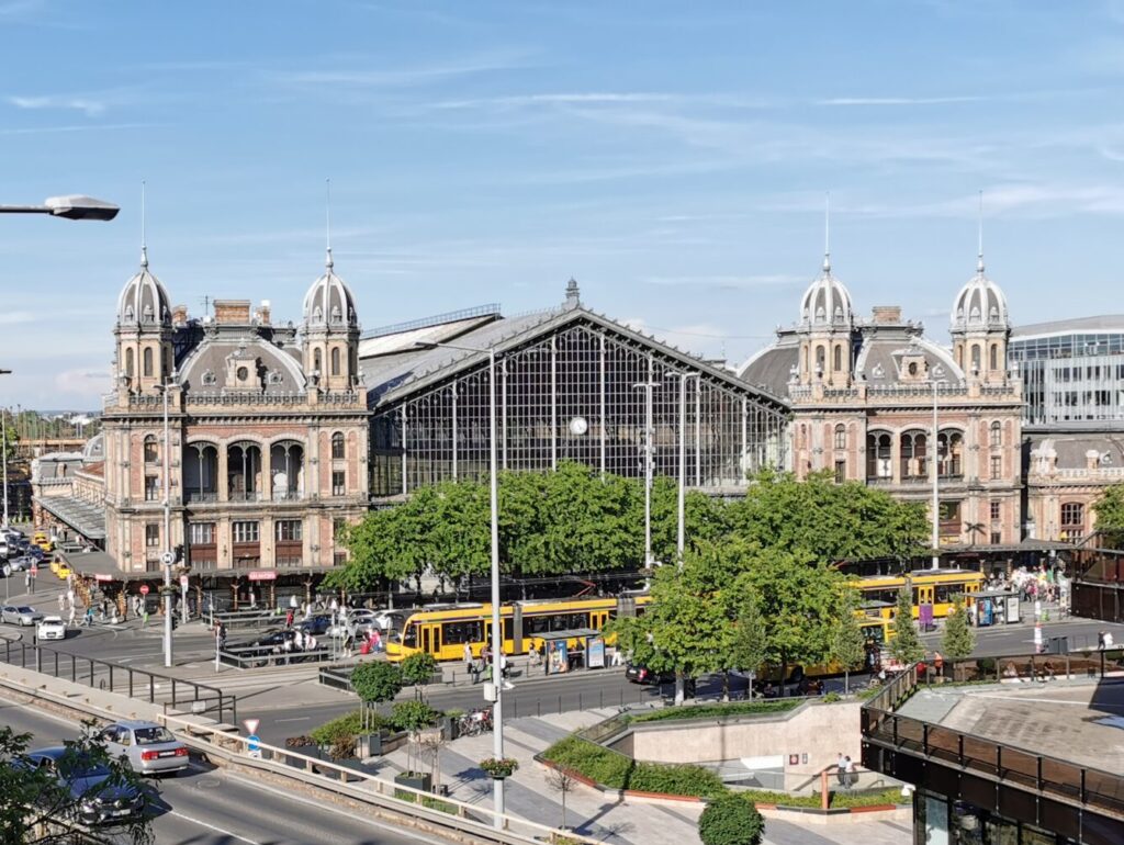 Budapest has several large train stations from the 19th century. 