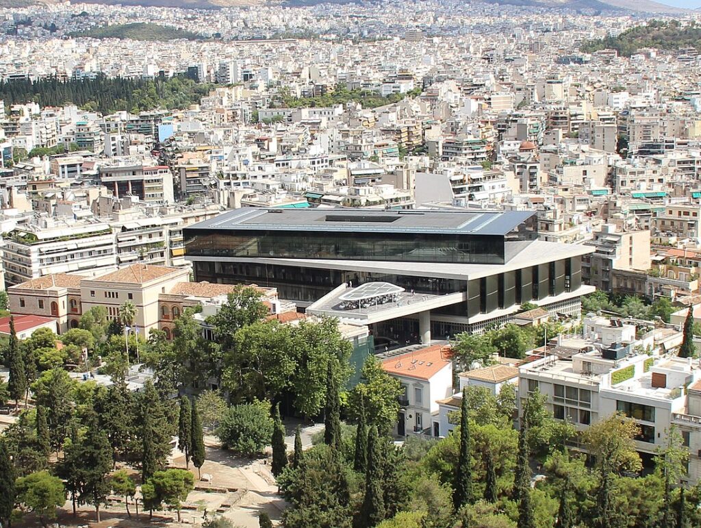 The Acropolis Museum is the best work of Modern Architecture in Athens. 