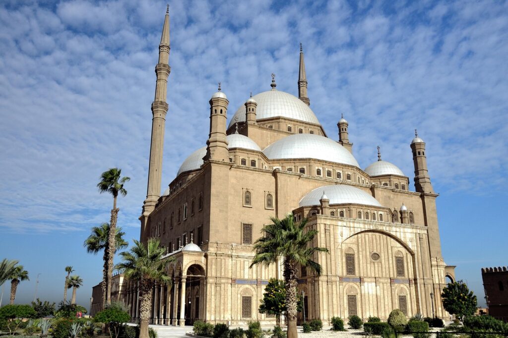 Muhammad Ali Mosque is a great example of Ottoman Style Architecture that was not completed by the Ottoman Empire.