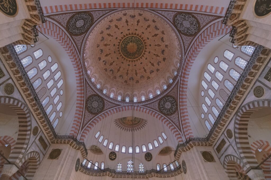 Süleymaniye Mosque is one of the best examples of Ottoman Architecture in Istanbul.