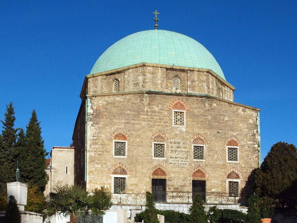 Pecs contains one of a few works of Ottoman Architecture in Hungary.