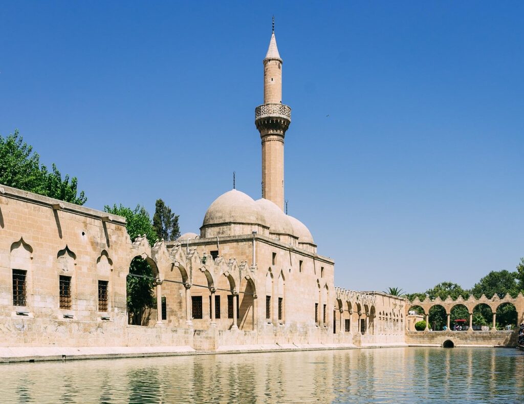 The ancient city of Edessa contains a few interesting examples of Ottoman Architecture.