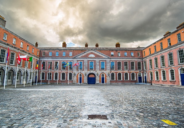 Dublin Castle contains many wings that were constructed in the Neoclassical Style. 
