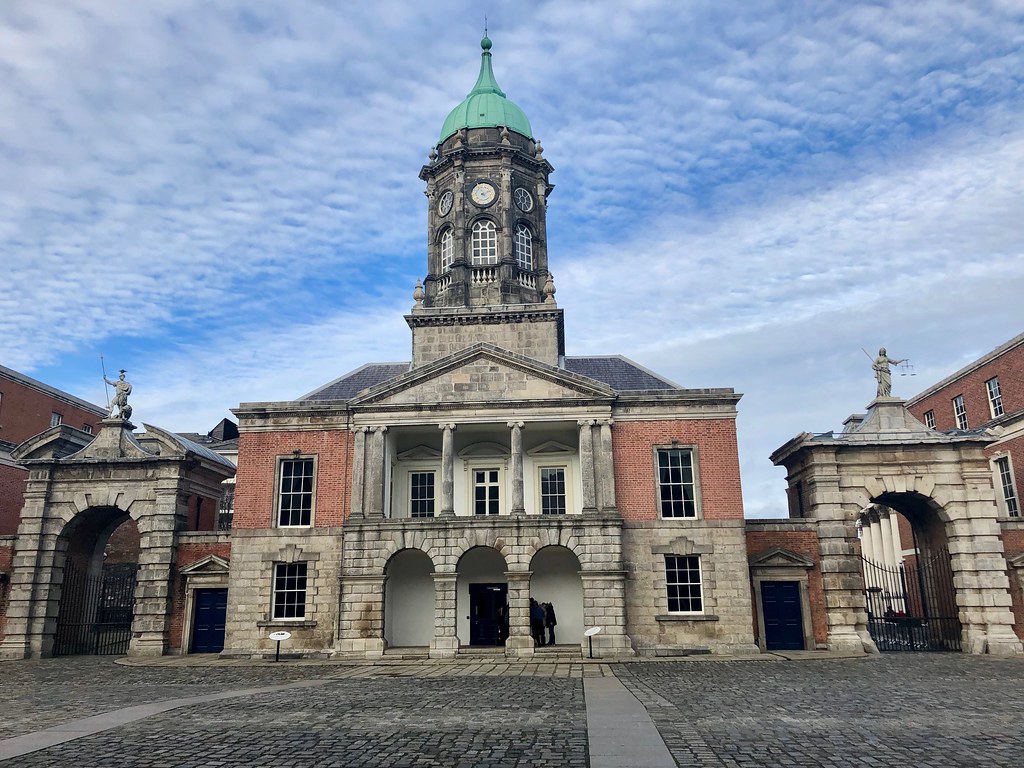 Dublin Castle is a large collection of buildings built in various architectural styles.