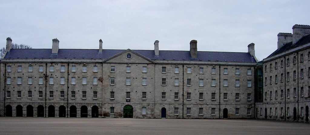 The Collins Barracks is a large Neoclassical Building located on the northern edge of Dublin.