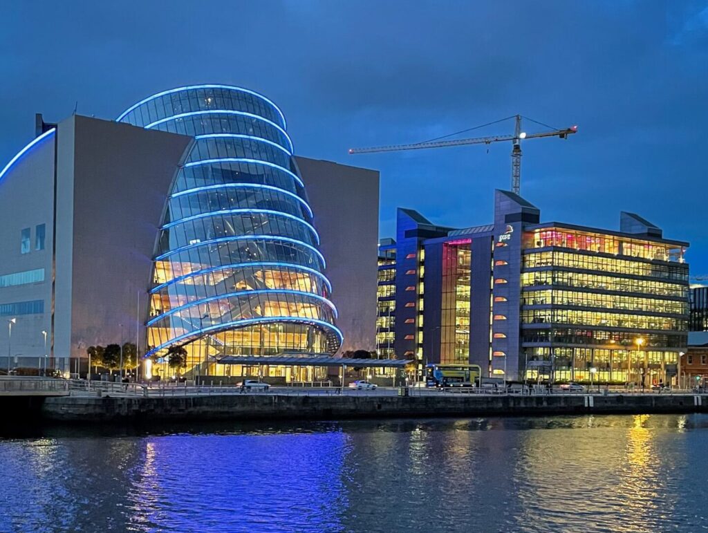 Dublin Convention Center is a great work of Modern Architecture within the city.