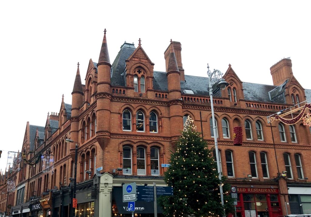St George's Street arcade is a unique Revivalist building located in Dublin.