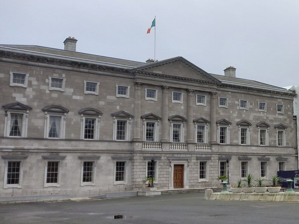 Leinster House is one of Dublin's many Neoclassical Buildings.