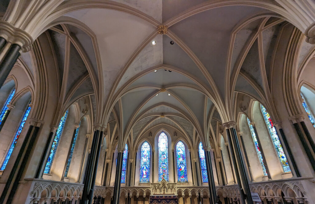 St. Patrick's Cathedral is the greatest work of Gothic Architecture in Dublin.